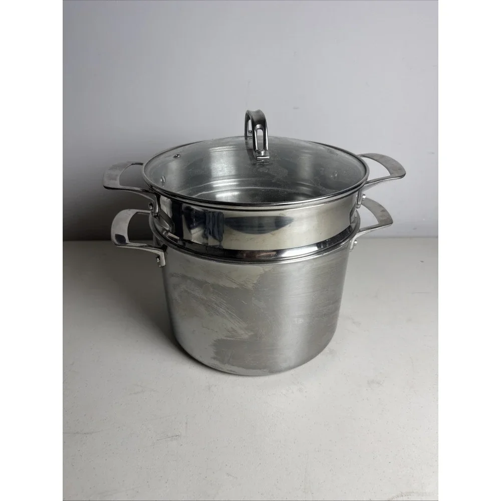 Viking 3 ply Stock Pot Pasta Strainer 8-QT, 7.6L 18/8 Stainless Steel 3 Set